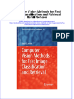 Download textbook Computer Vision Methods For Fast Image Classi%Ef%Ac%81Cation And Retrieval Rafal Scherer ebook all chapter pdf 