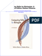 Download textbook Computing Skills For Biologists A Toolbox 1St Edition Stefano Allesina ebook all chapter pdf 