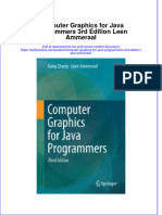 Download textbook Computer Graphics For Java Programmers 3Rd Edition Leen Ammeraal ebook all chapter pdf 