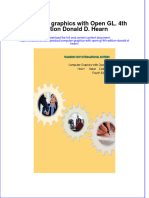 Download textbook Computer Graphics With Open Gl 4Th Edition Donald D Hearn ebook all chapter pdf 