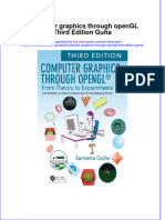 PDF Computer Graphics Through Opengl Third Edition Guha Ebook Full Chapter