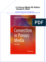 Download textbook Convection In Porous Media 5Th Edition Donald A Nield ebook all chapter pdf 