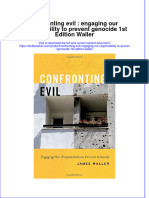Download textbook Confronting Evil Engaging Our Responsibility To Prevent Genocide 1St Edition Waller ebook all chapter pdf 