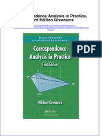 Ebffiledoc - 323download Textbook Correspondence Analysis in Practice Third Edition Greenacre Ebook All Chapter PDF