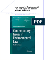 PDF Contemporary Issues in Environmental Law The Eu and Japan 1St Edition Yumiko Nakanishi Ebook Full Chapter