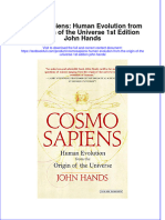 Textbook Cosmosapiens Human Evolution From The Origin of The Universe 1St Edition John Hands Ebook All Chapter PDF