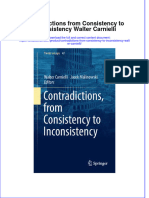 Textbook Contradictions From Consistency To Inconsistency Walter Carnielli Ebook All Chapter PDF