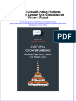PDF Cultural Crowdfunding Platform Capitalism Labour and Globalization Vincent Rouze Ebook Full Chapter