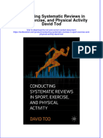 Download pdf Conducting Systematic Reviews In Sport Exercise And Physical Activity David Tod ebook full chapter 