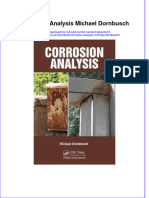 Download textbook Corrosion Analysis Michael Dornbusch ebook all chapter pdf 