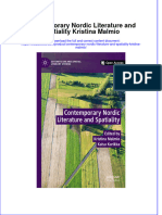 PDF Contemporary Nordic Literature and Spatiality Kristina Malmio Ebook Full Chapter