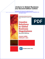 Download textbook Creative Solutions To Global Business Negotiations Second Edition Cellich ebook all chapter pdf 