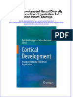 Textbook Cortical Development Neural Diversity and Neocortical Organization 1St Edition Hiromi Shimojo Ebook All Chapter PDF