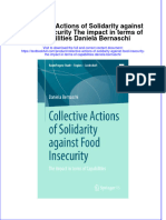 Full Chapter Collective Actions of Solidarity Against Food Insecurity The Impact in Terms of Capabilities Daniela Bernaschi PDF