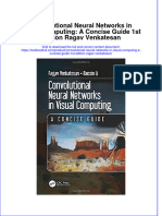 Download textbook Convolutional Neural Networks In Visual Computing A Concise Guide 1St Edition Ragav Venkatesan ebook all chapter pdf 