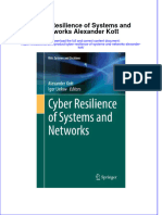 Textbook Cyber Resilience of Systems and Networks Alexander Kott Ebook All Chapter PDF