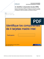 2.3 Practica Identificar componentes tarjeta madre intel 