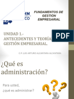 Fundamentos de Gestion - Unidad 1