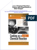 PDF Cooking As A Chemical Reaction Culinary Science With Experiments Z Sibel Ozilgen Ebook Full Chapter