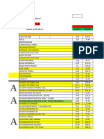 Lista de Precios 17 de Febrero