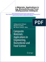Download full chapter Composite Materials Applications In Engineering Biomedicine And Food Science Shafiquzzaman Siddiquee pdf docx