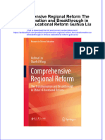 Full Chapter Comprehensive Regional Reform The Transformation and Breakthrough in China S Educational Reform Guihua Liu PDF