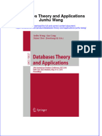 Download textbook Databases Theory And Applications Junhu Wang ebook all chapter pdf 