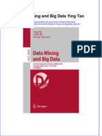 Textbook Data Mining and Big Data Ying Tan Ebook All Chapter PDF