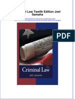 ebffiledoc_569Download pdf Criminal Law Twelth Edition Joel Samaha ebook full chapter 
