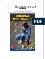Download pdf Criminal Investigation Charles R Swanson ebook full chapter 