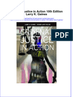 PDF Criminal Justice in Action 10Th Edition Larry K Gaines Ebook Full Chapter