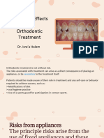 8- Iatrogenic Effects of Orthodontics Treatment