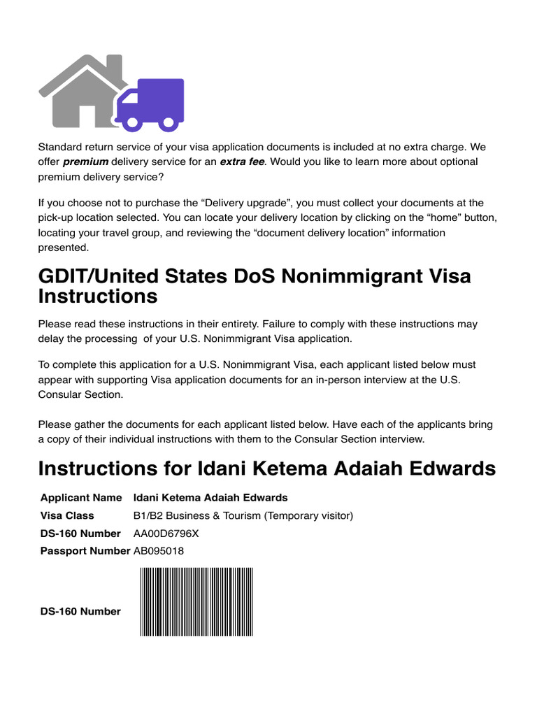 U.S. Nonimmigrant Visa Application Guide | PDF | Travel Visa | Passport