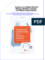 Textbook Creative Direction in A Digital World A Guide To Being A Modern Creative Director 1St Edition Adam Harrell Ebook All Chapter PDF