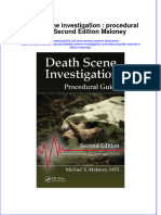 Textbook Death Scene Investigation Procedural Guide Second Edition Maloney Ebook All Chapter PDF