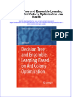 Textbook Decision Tree and Ensemble Learning Based On Ant Colony Optimization Jan Kozak Ebook All Chapter PDF