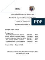 Reporte Soldadura Procesos Manufactura