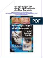 Textbook Dermatologic Surgery With Radiofrequency Art of Successful Practice Bipin Deshpande Ebook All Chapter PDF