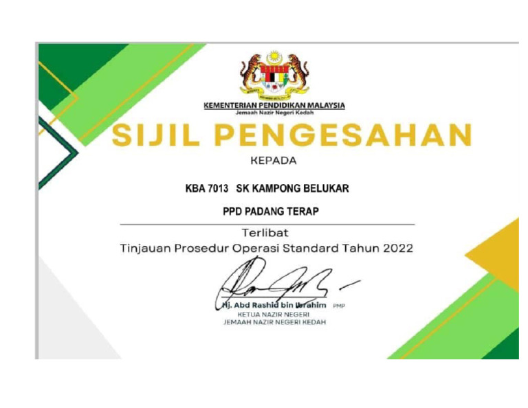 Sijil PPD | PDF