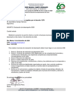 Citación A Evaluación de Desempeño Docentes 1278 Año 2020