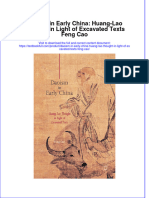 Textbook Daoism in Early China Huang Lao Thought in Light of Excavated Texts Feng Cao Ebook All Chapter PDF