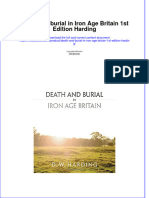 Download textbook Death And Burial In Iron Age Britain 1St Edition Harding ebook all chapter pdf 