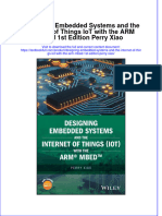 Textbook Designing Embedded Systems and The Internet of Things Iot With The Arm Mbed 1St Edition Perry Xiao Ebook All Chapter PDF