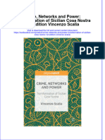 Full Chapter Crime Networks and Power Transformation of Sicilian Cosa Nostra 1St Edition Vincenzo Scalia PDF