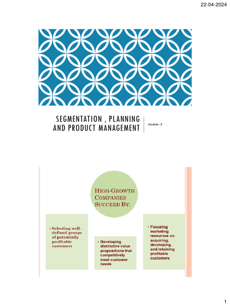 Module 3 | PDF | Brand | Market Segmentation