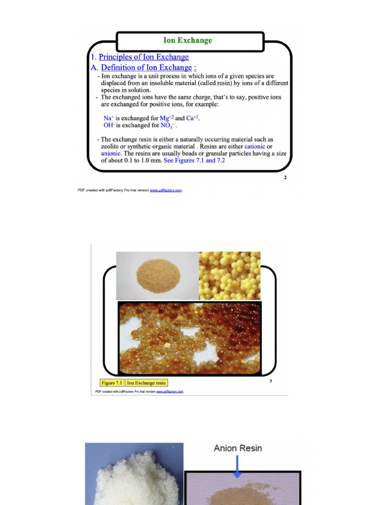 Ion Exchange | PDF