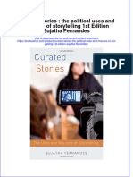 Download textbook Curated Stories The Political Uses And Misuses Of Storytelling 1St Edition Sujatha Fernandes ebook all chapter pdf 