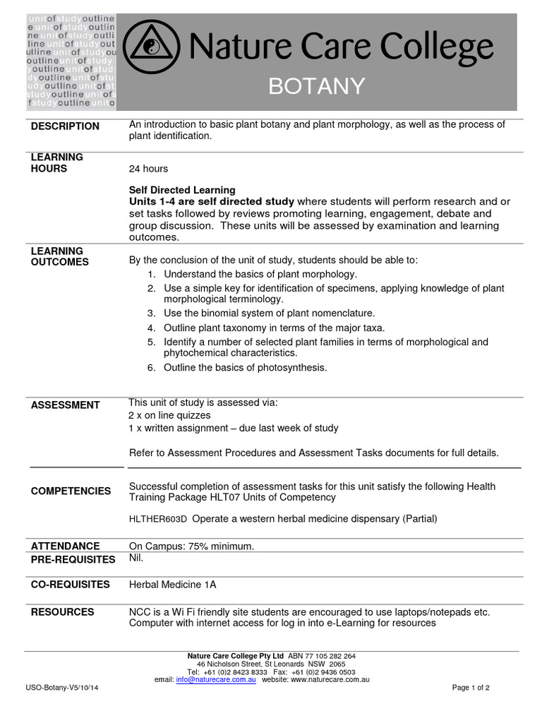 Botany | PDF | Botany | Plants