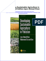 Textbook Developing Sustainable Agriculture in Pakistan 1St Edition Iqrar Ahmad Khan Ebook All Chapter PDF