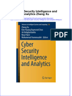 PDF Cyber Security Intelligence and Analytics Zheng Xu Ebook Full Chapter